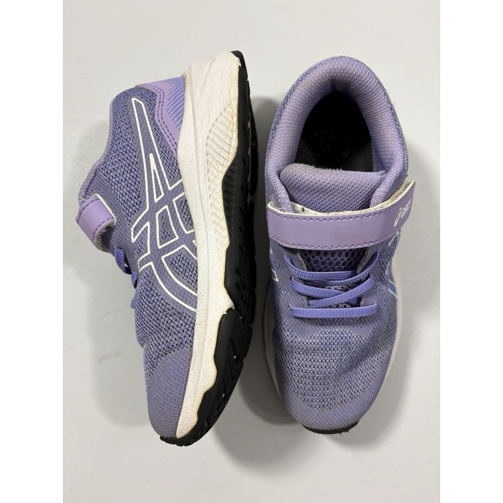 ASICS GT-1000 11 TS Lavender Purple Running Shoes Kids Size US K13 Hook Loop